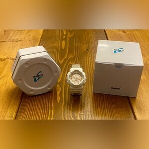 Casio Baby-G White & Rose Gold Watch